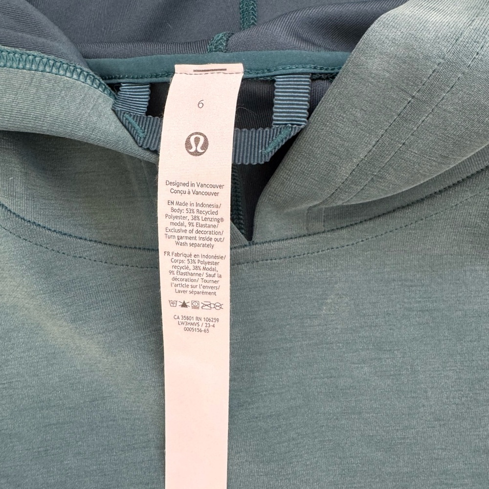 Lululemon Athletica Blue Hoodie - Picture 2 of 3